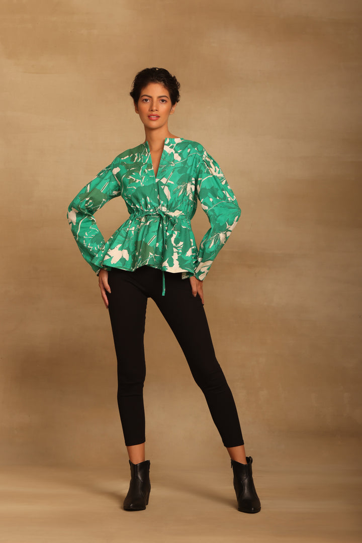 Sara Green Peplum Top