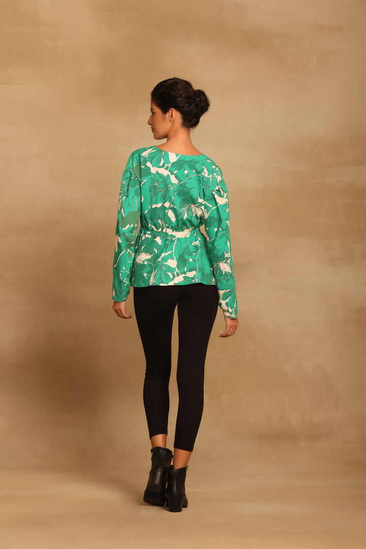 Sara Green Peplum Top