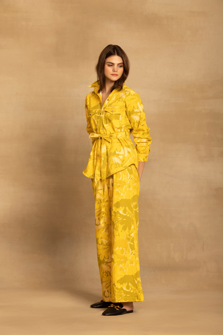 Sara Yellow Co-ord Set