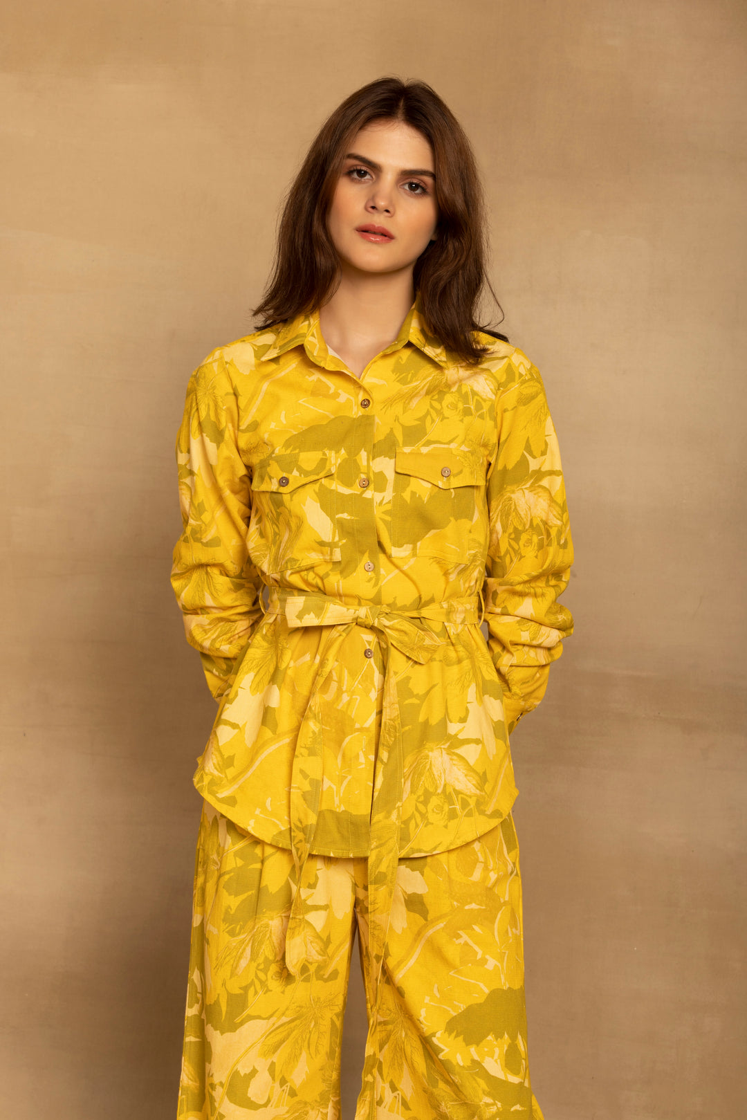 Sara Yellow Co-ord Set