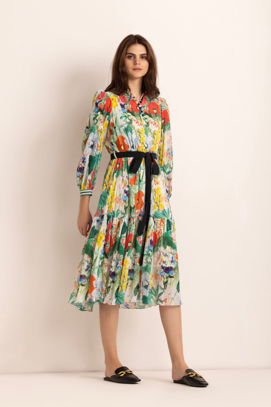 Eden Full Sleeve Midi Dress