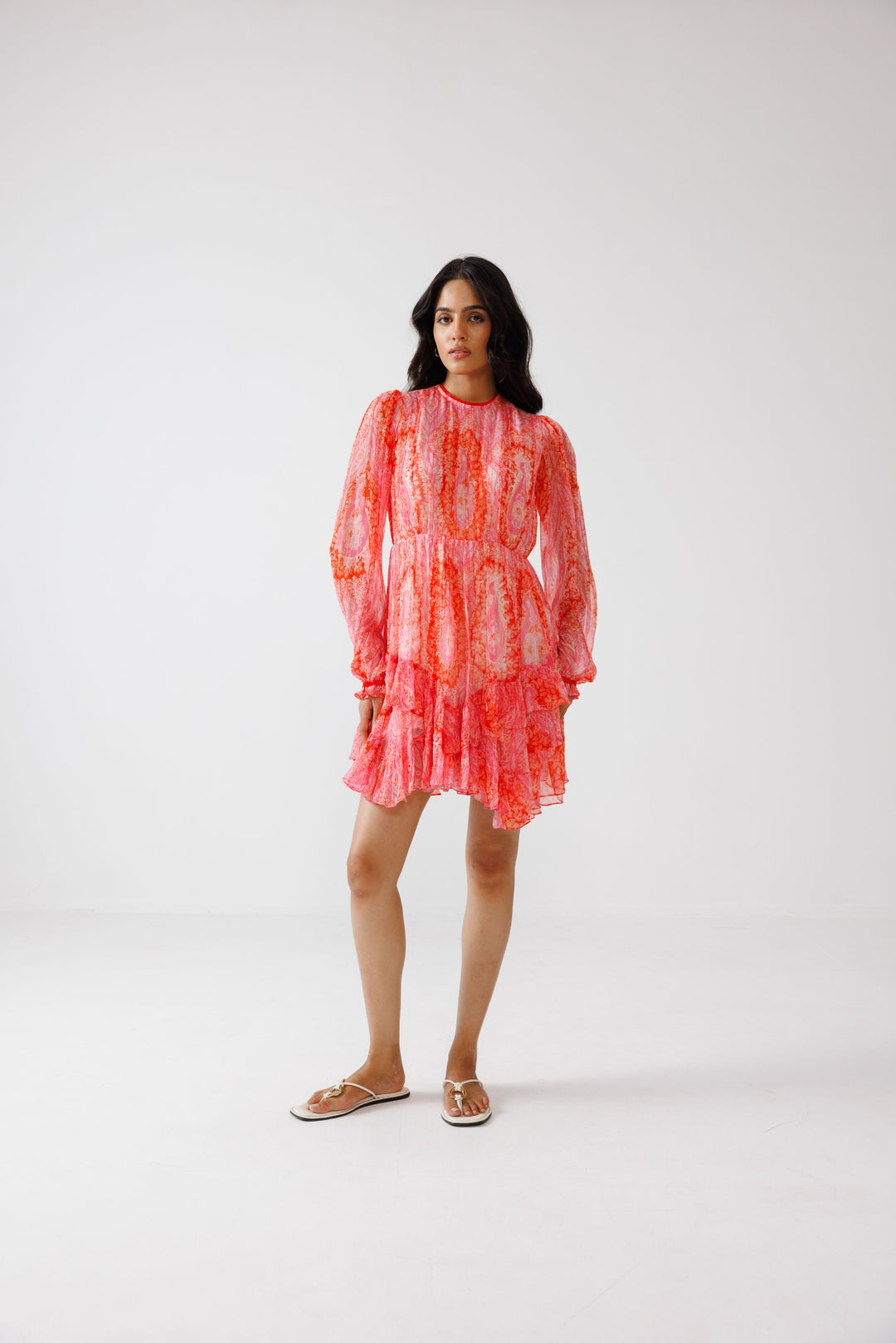 Anya Ruching Short Dress