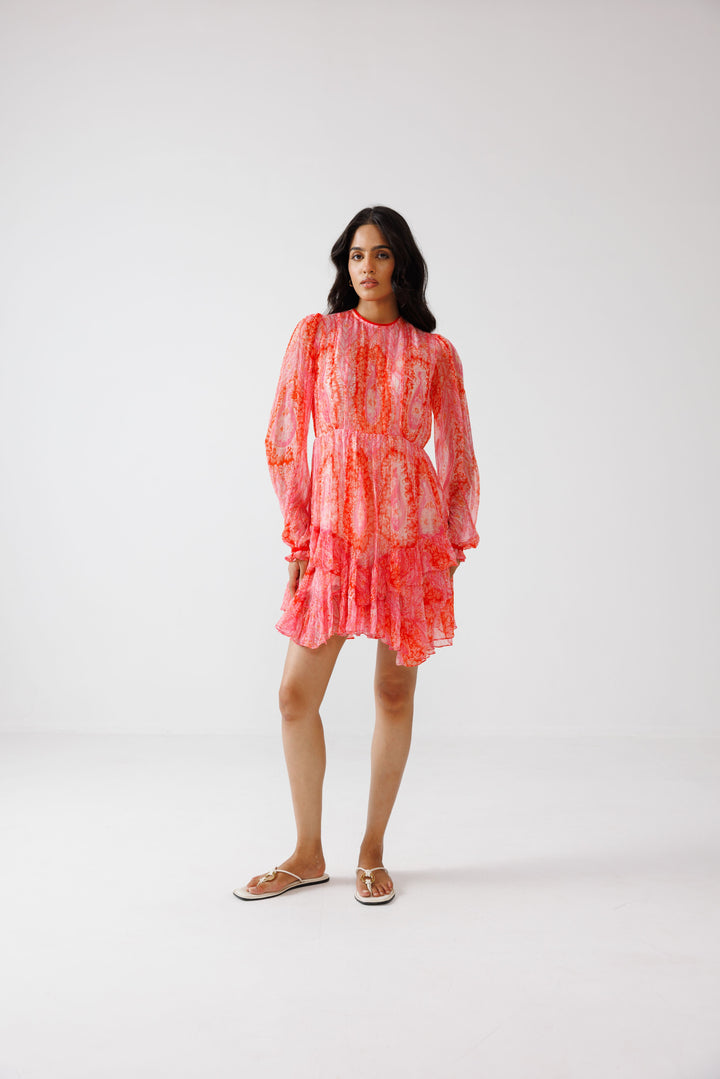 Anya Ruching Short Dress