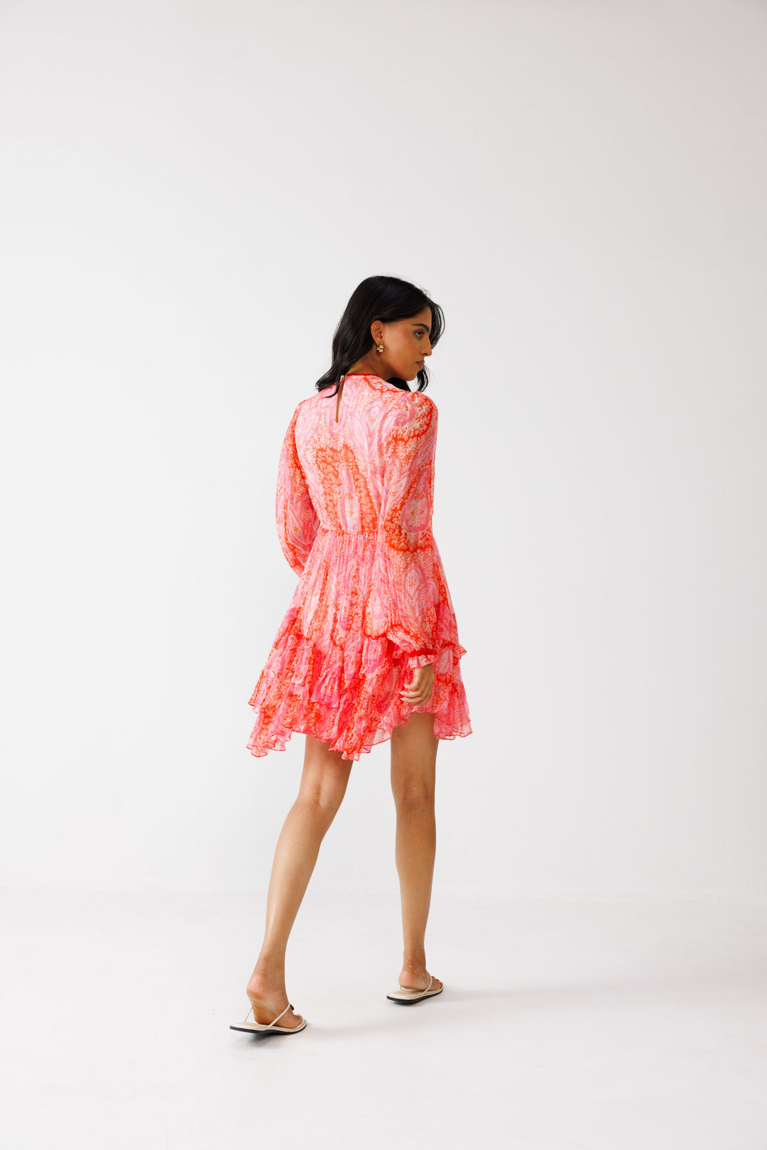 Anya Ruching Short Dress