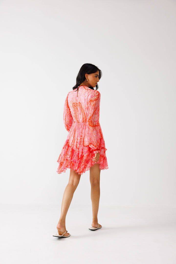 Anya Ruching Short Dress