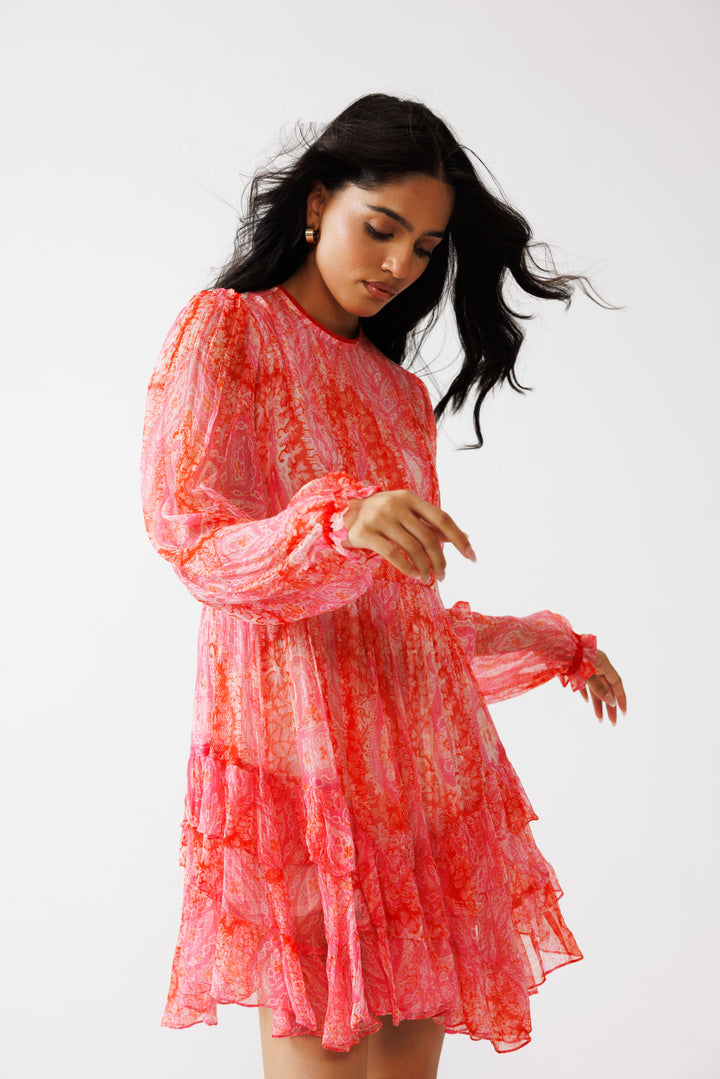 Anya Ruching Short Dress