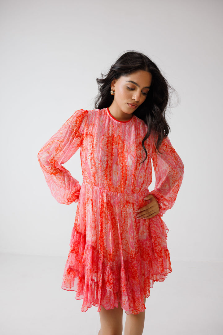 Anya Ruching Short Dress