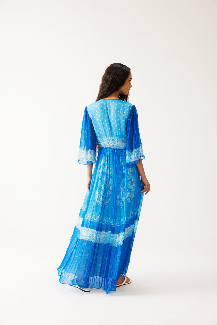 Aster V-Neck Long Dress