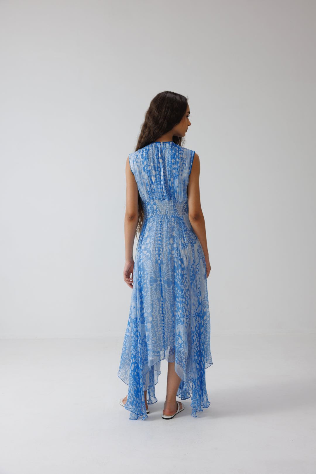 Pavni Asymmetric Long Dress