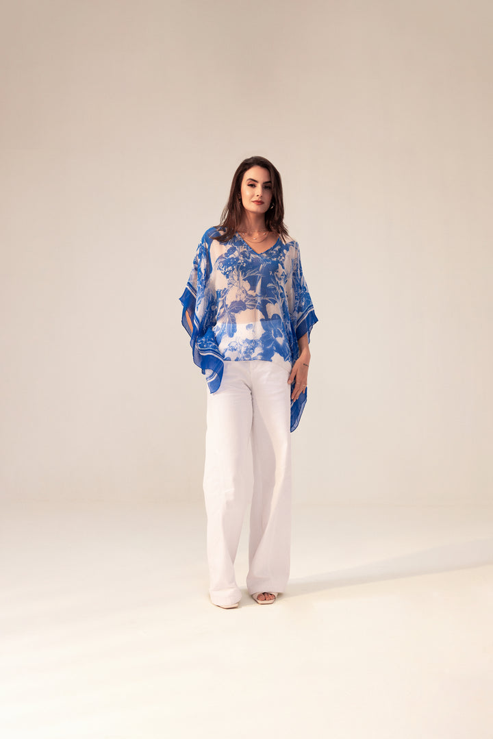 Azure Kaftan Top