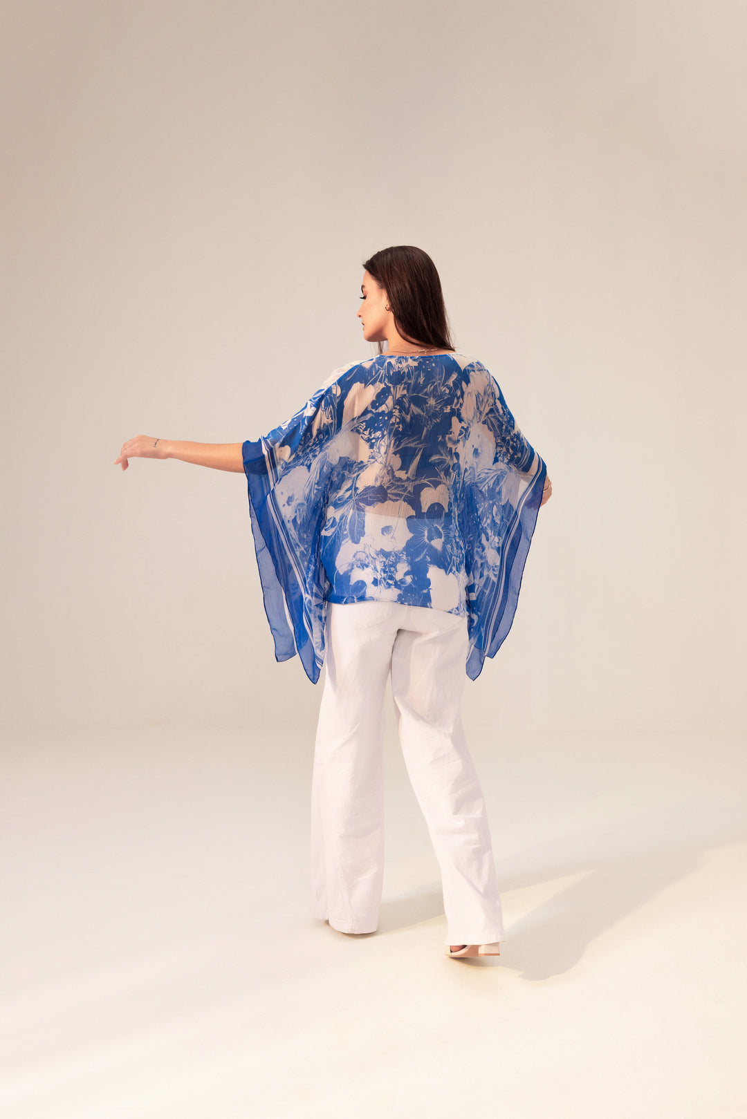 Azure Kaftan Top