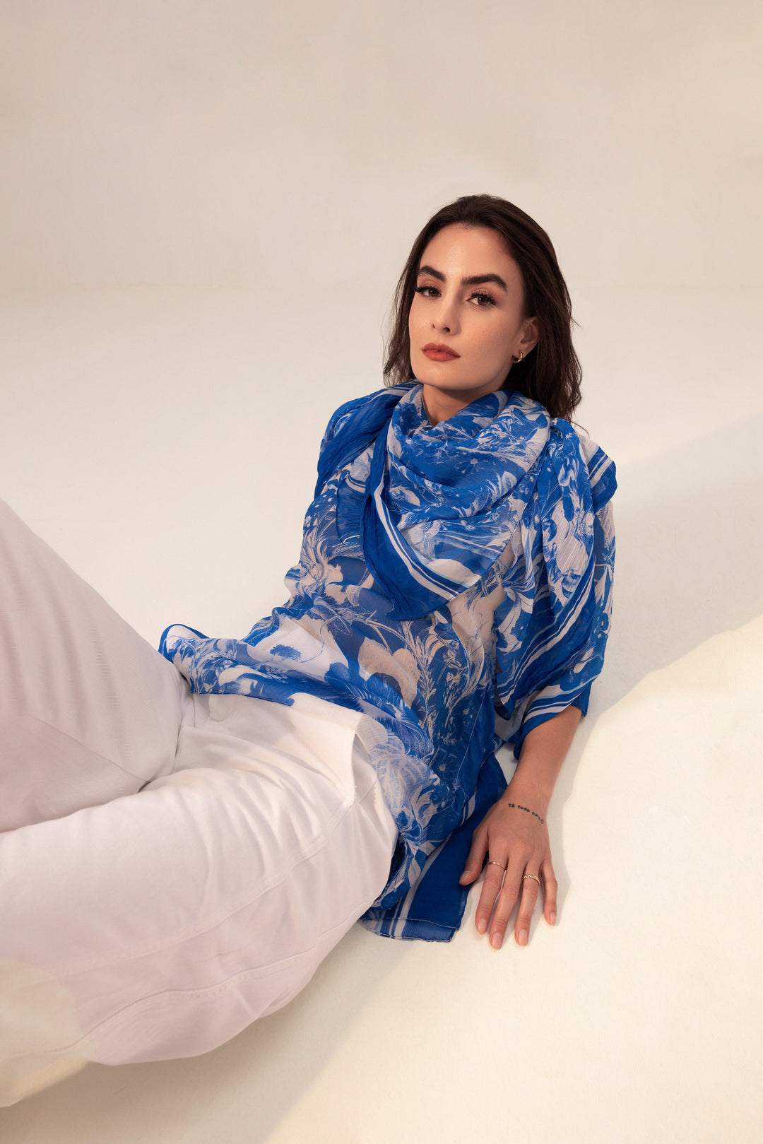 Azure Kaftan Top