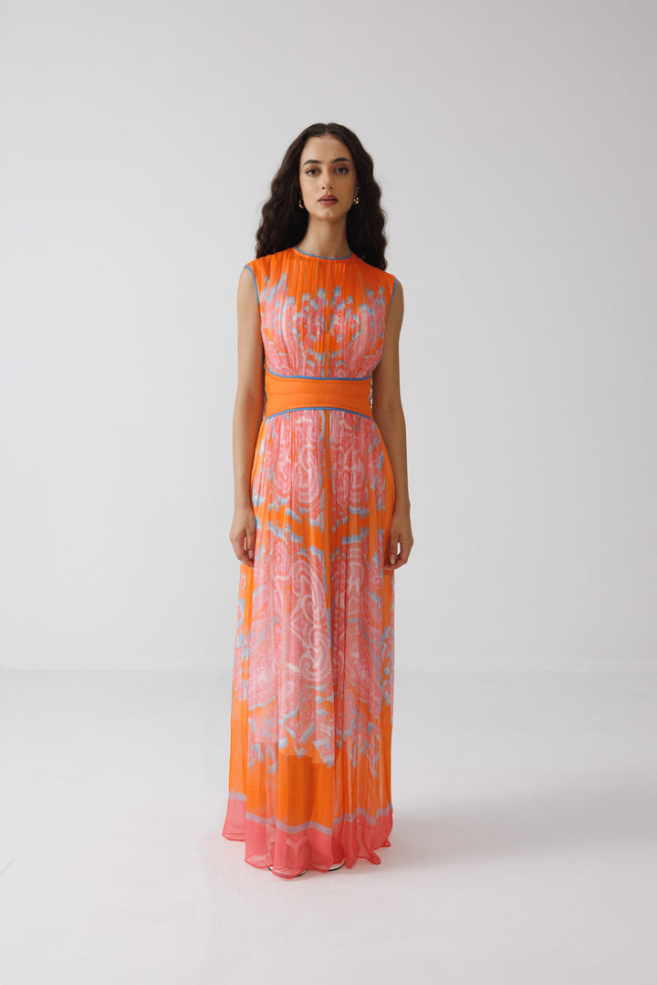Aashi Orange Dress
