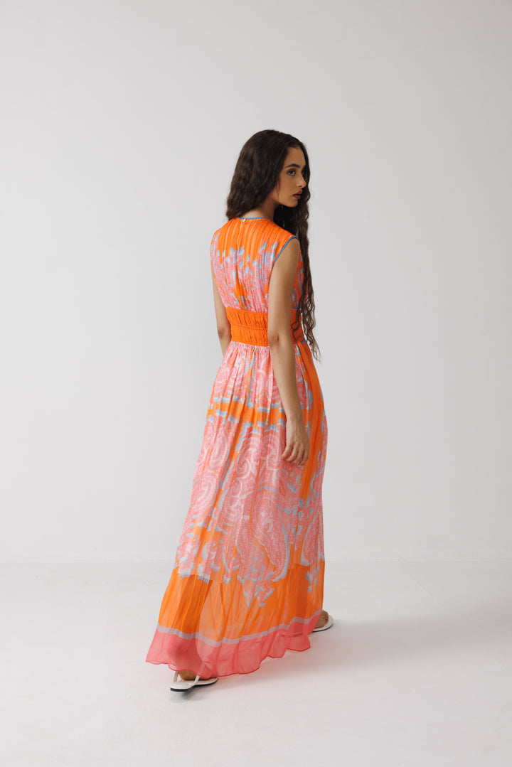 Aashi Orange Dress