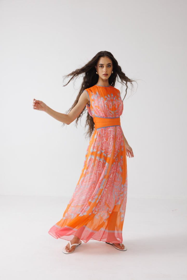 Aashi Orange Dress