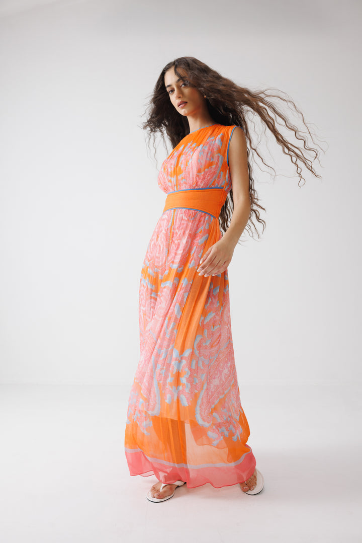 Aashi Orange Dress