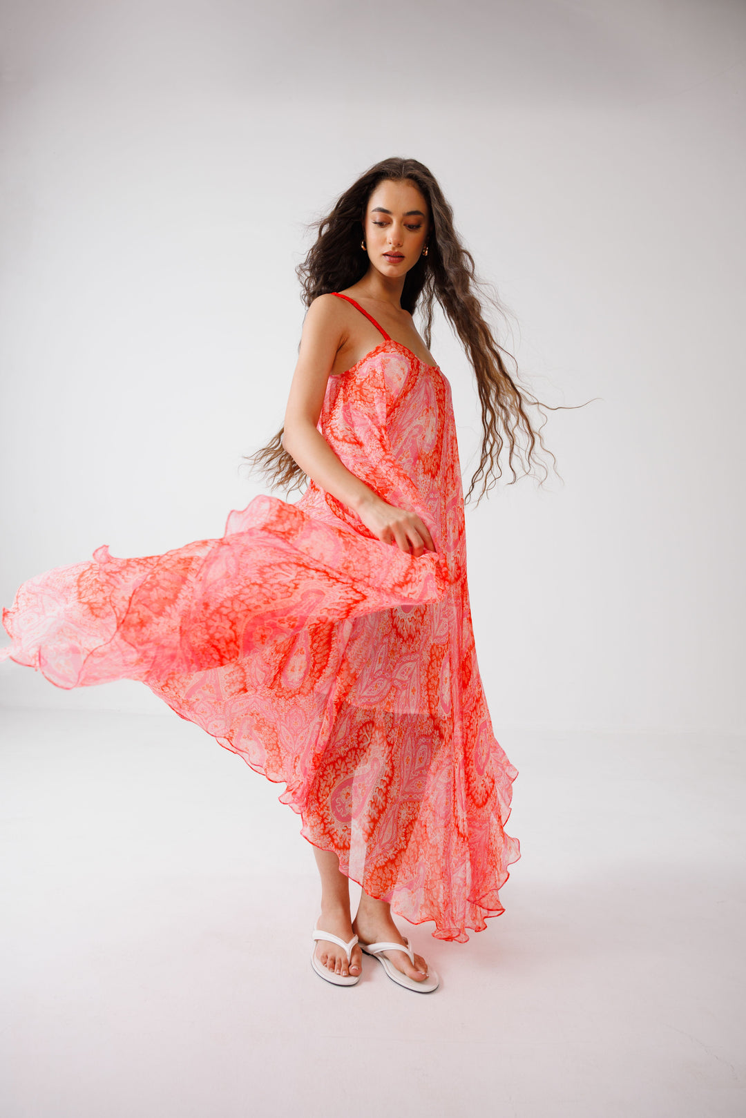Anya Asymmetric Cami Dress