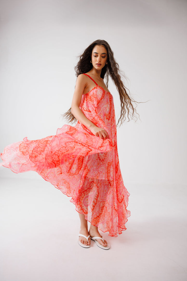 Anya Asymmetric Cami Dress