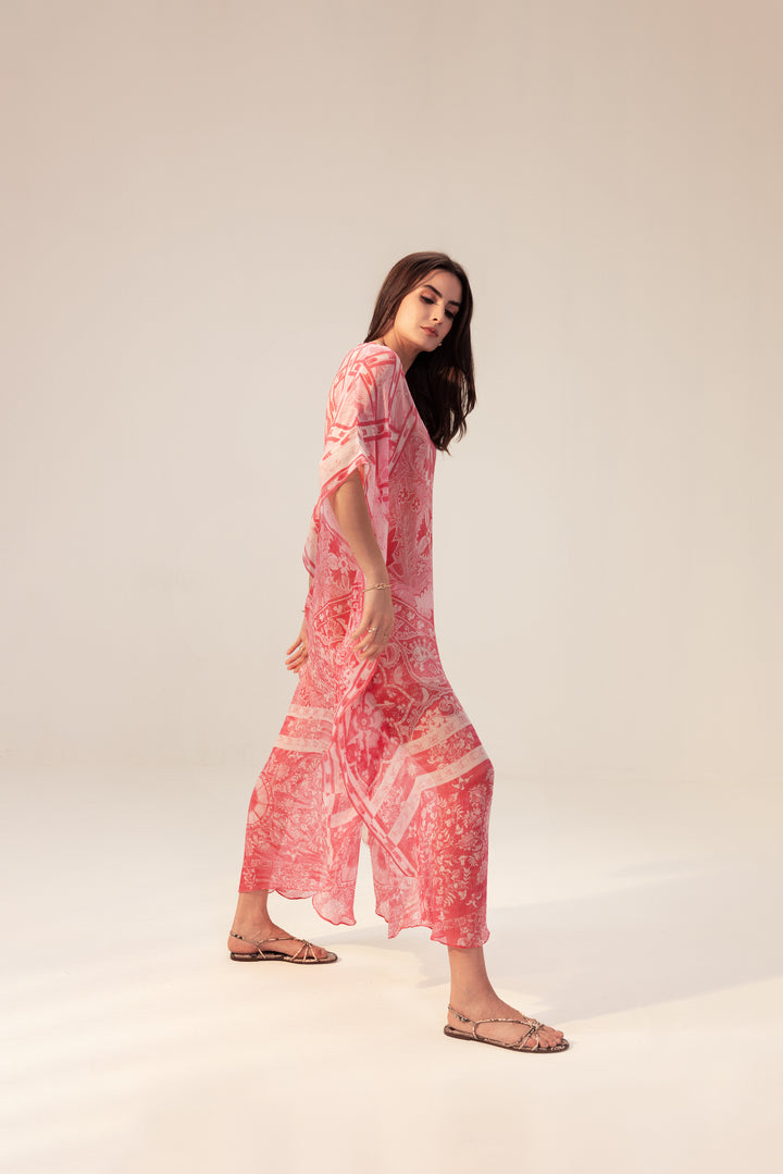 Aisha Pink Kaftan