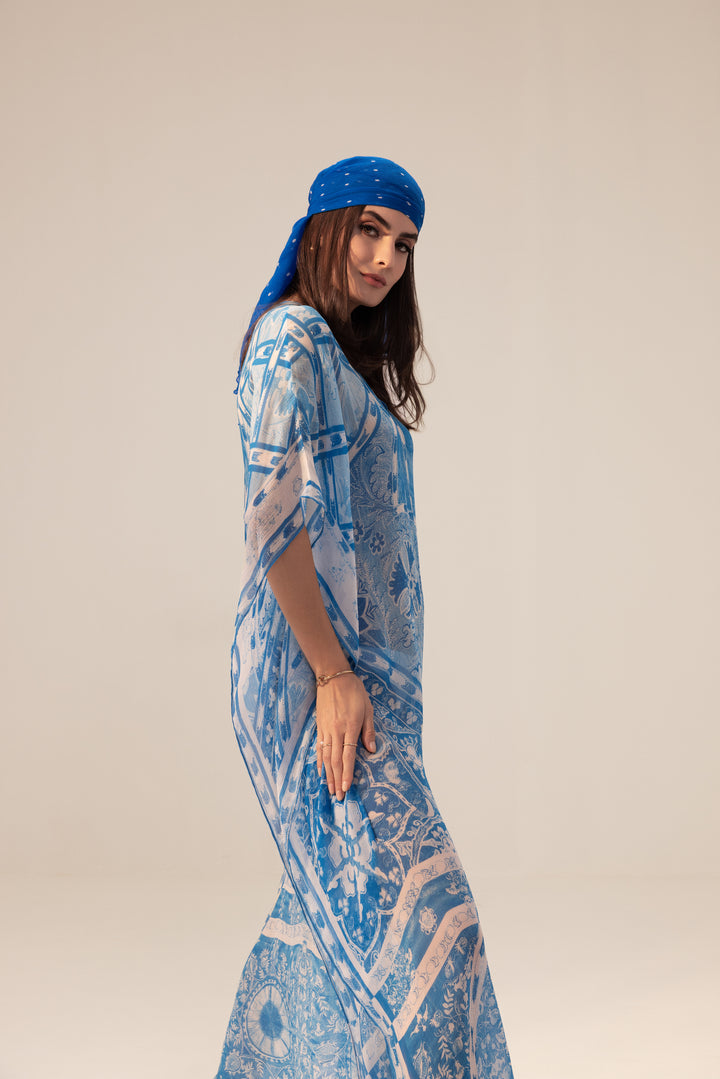 Aisha Blue Kaftan