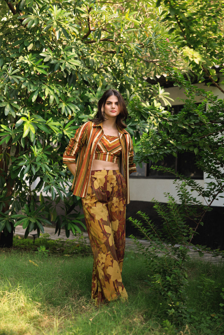 Vanika Brown Co-ord Set