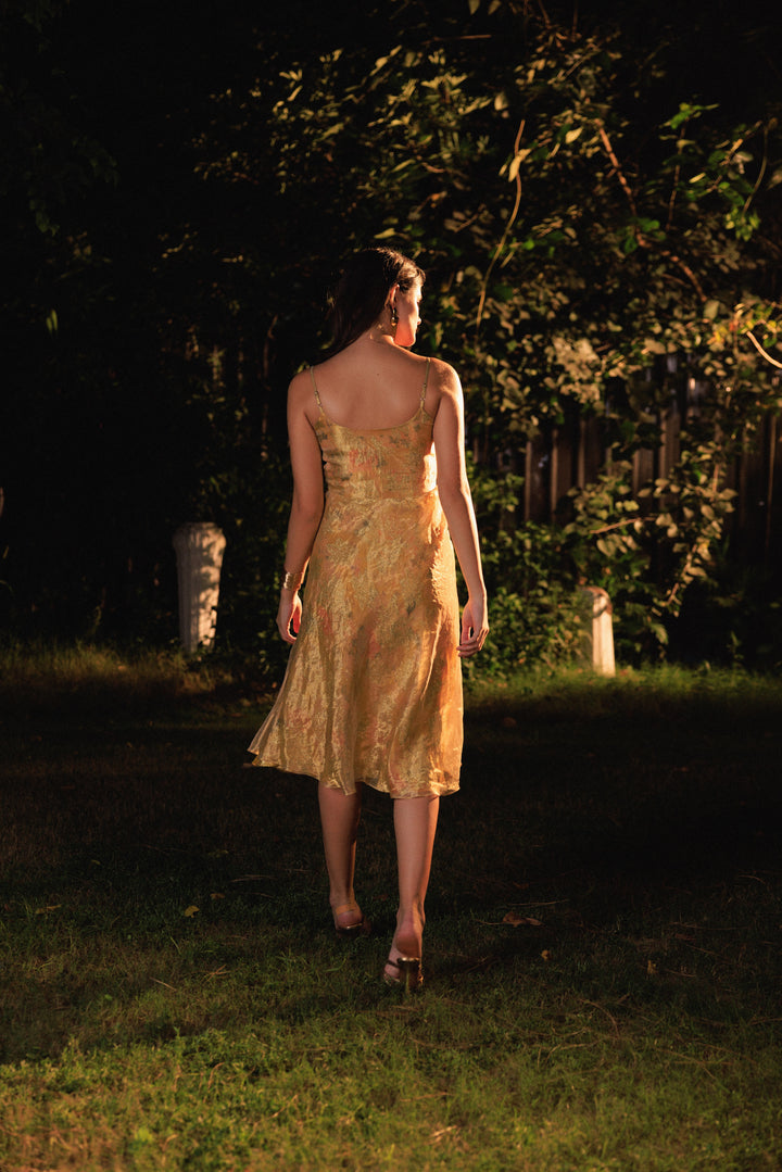 Luna Golden Dress