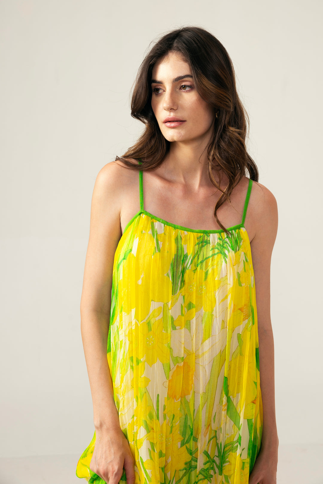Alina yellow Cami dress