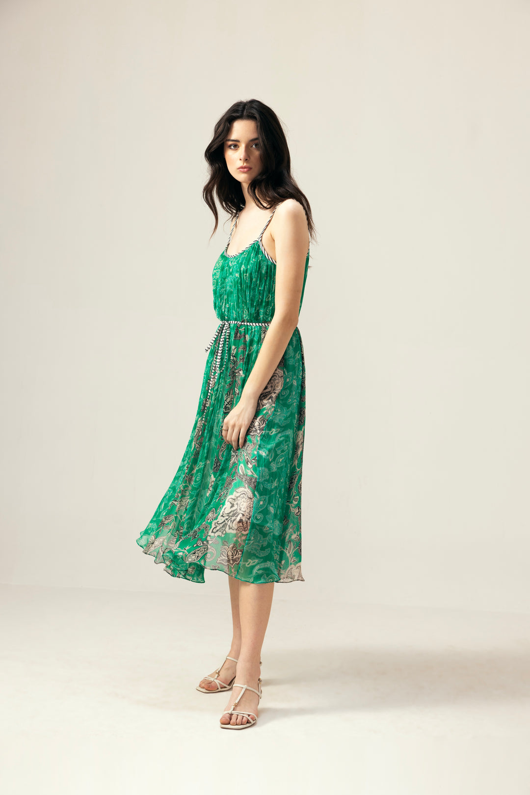 Mila Cami Dress– Green