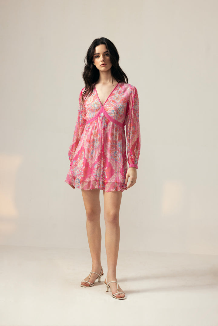 Vera Short Dress – Pink