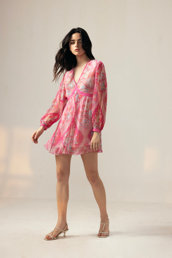 Vera Short Dress – Pink