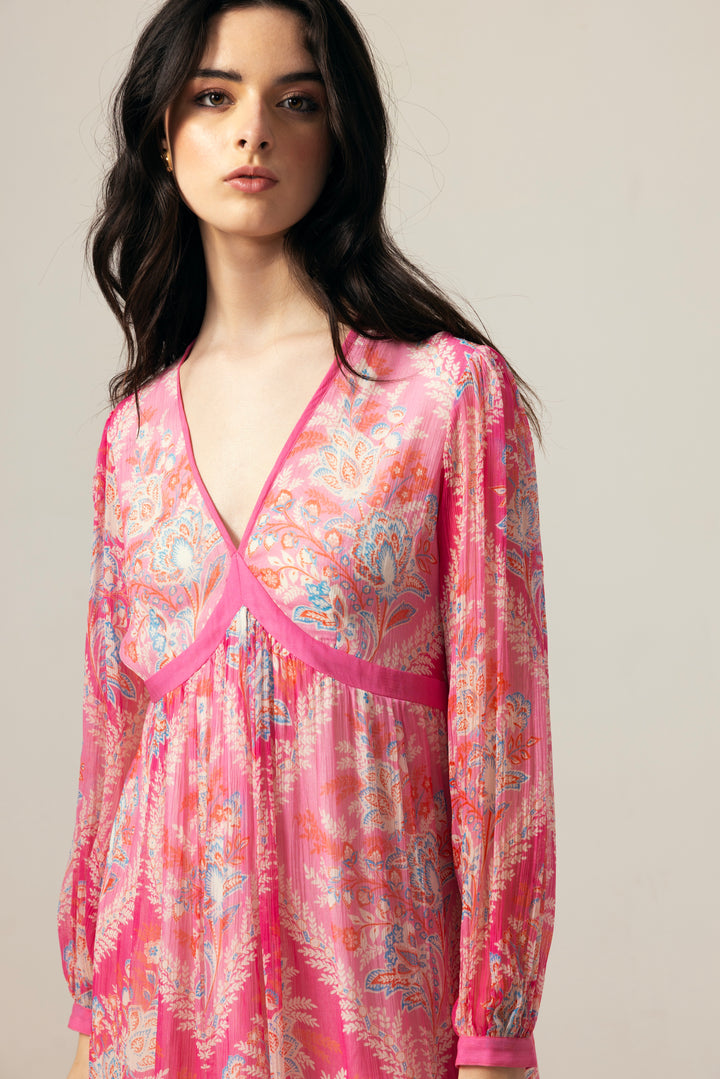 Vera Short Dress – Pink