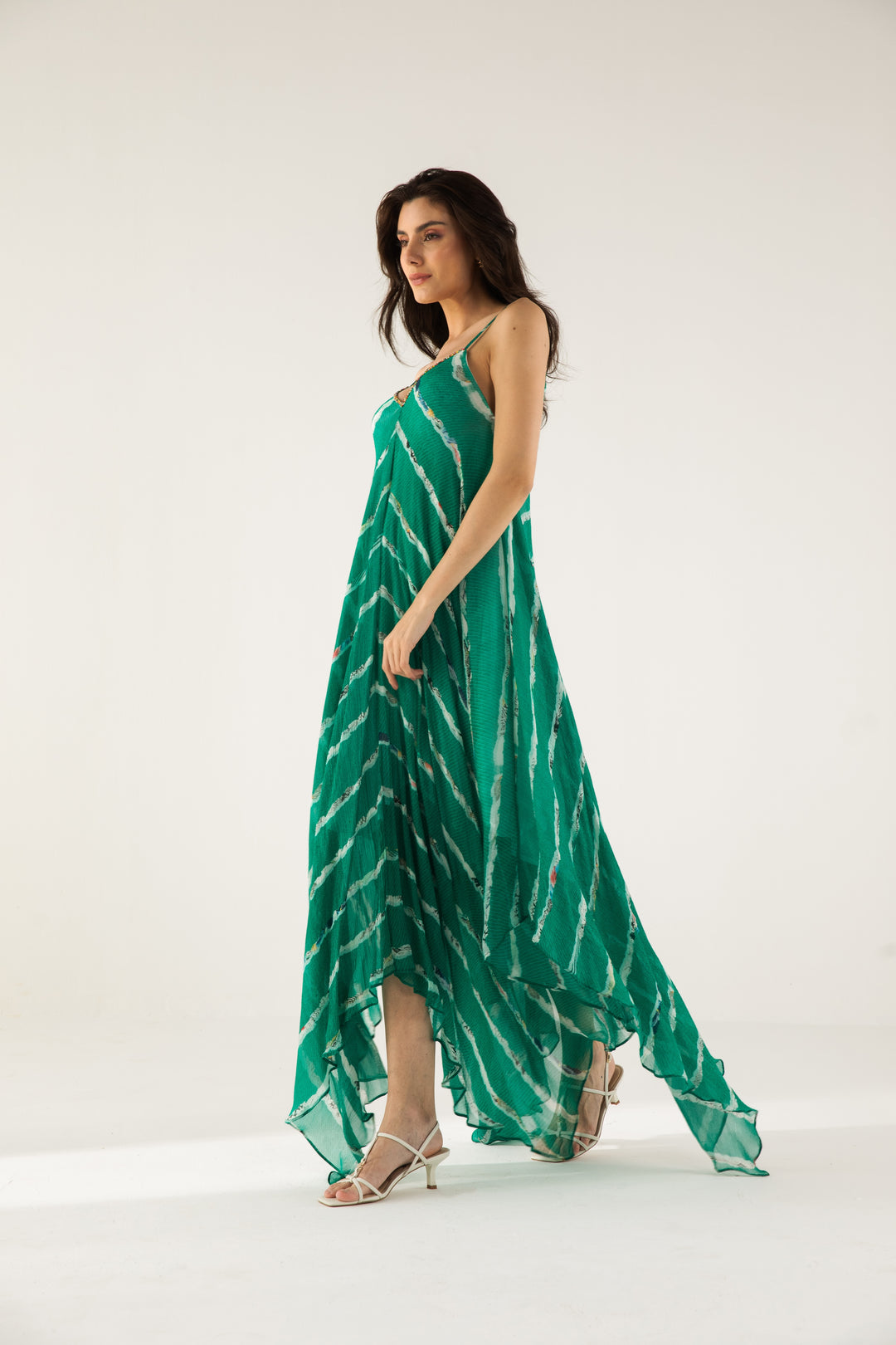 Advika Cami Dress Green