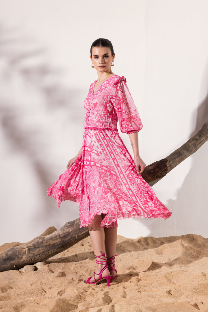 Aisha Cami Dress - Pink