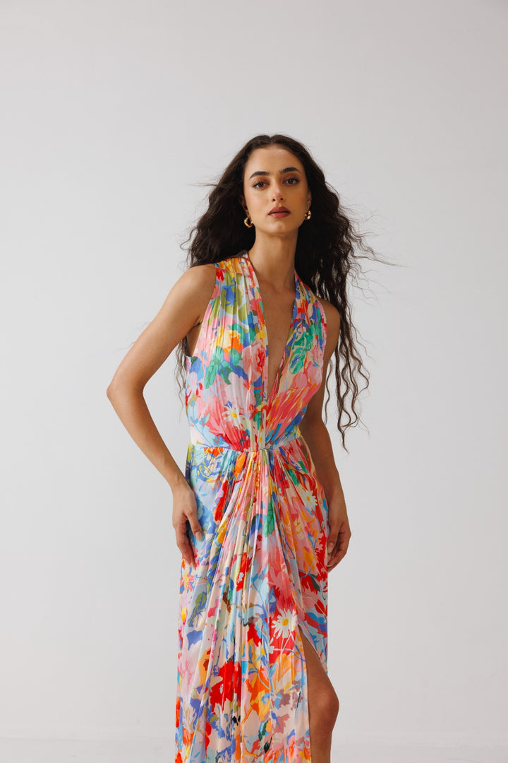 Zoe Halter Dress
