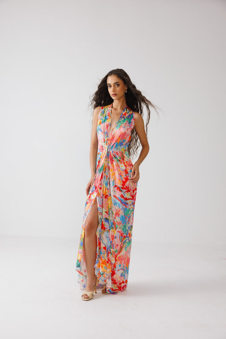 Zoe Halter Dress